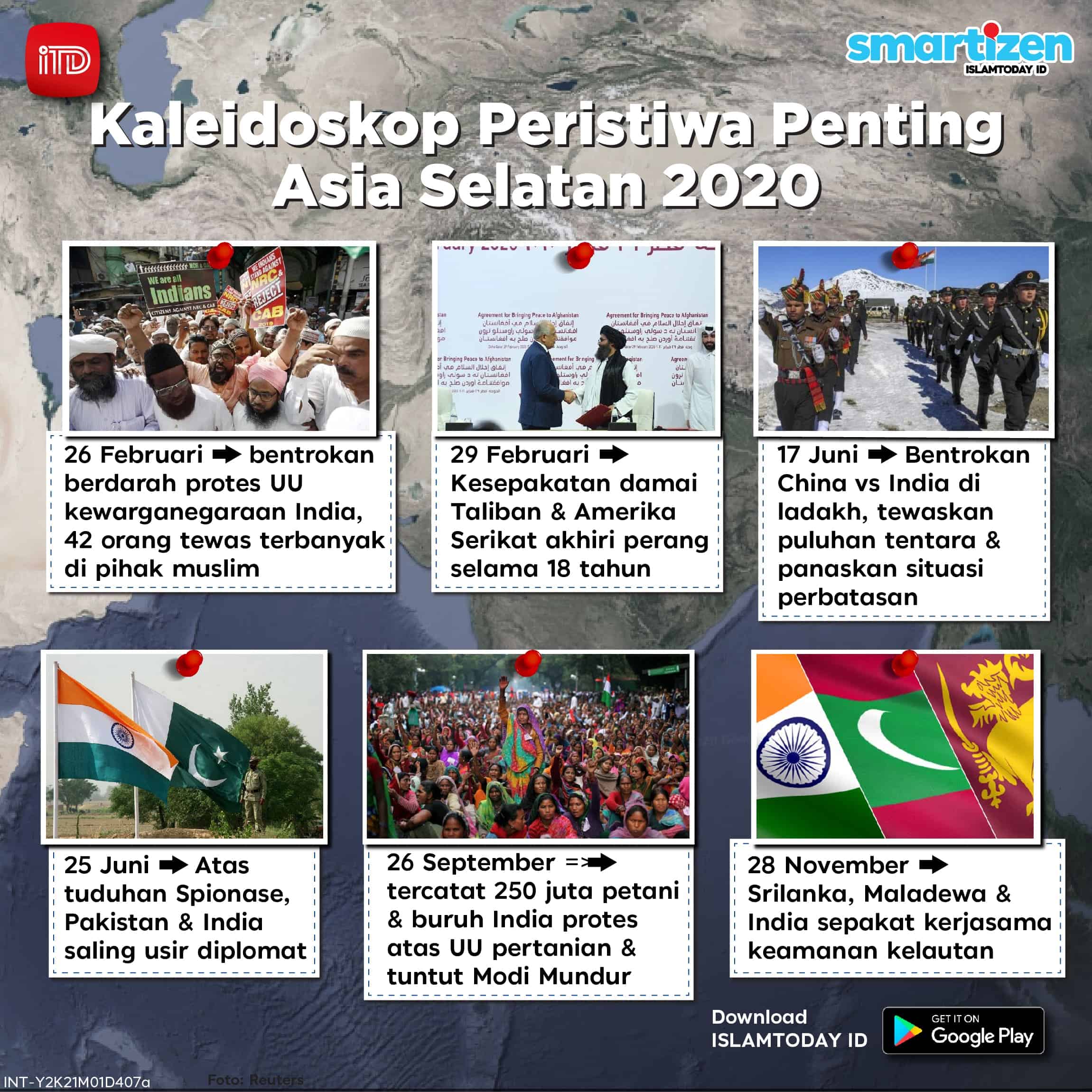 Kaleidoskop Peristiwa Penting Asia Selatan  2022 IslamToday